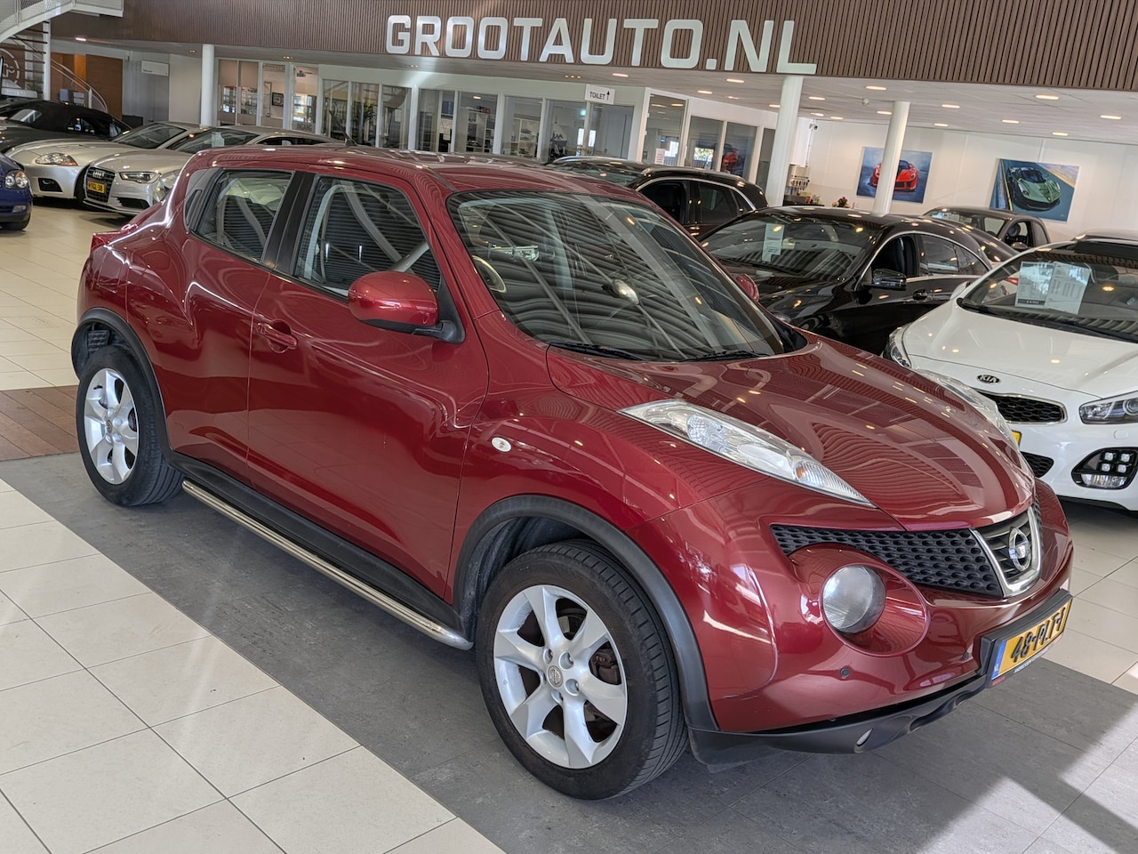 Nissan Juke - 1.6 Acenta Eco Airco, Cruise Control, Trekhaak, Stuurbekrachtiging - AutoWereld.nl