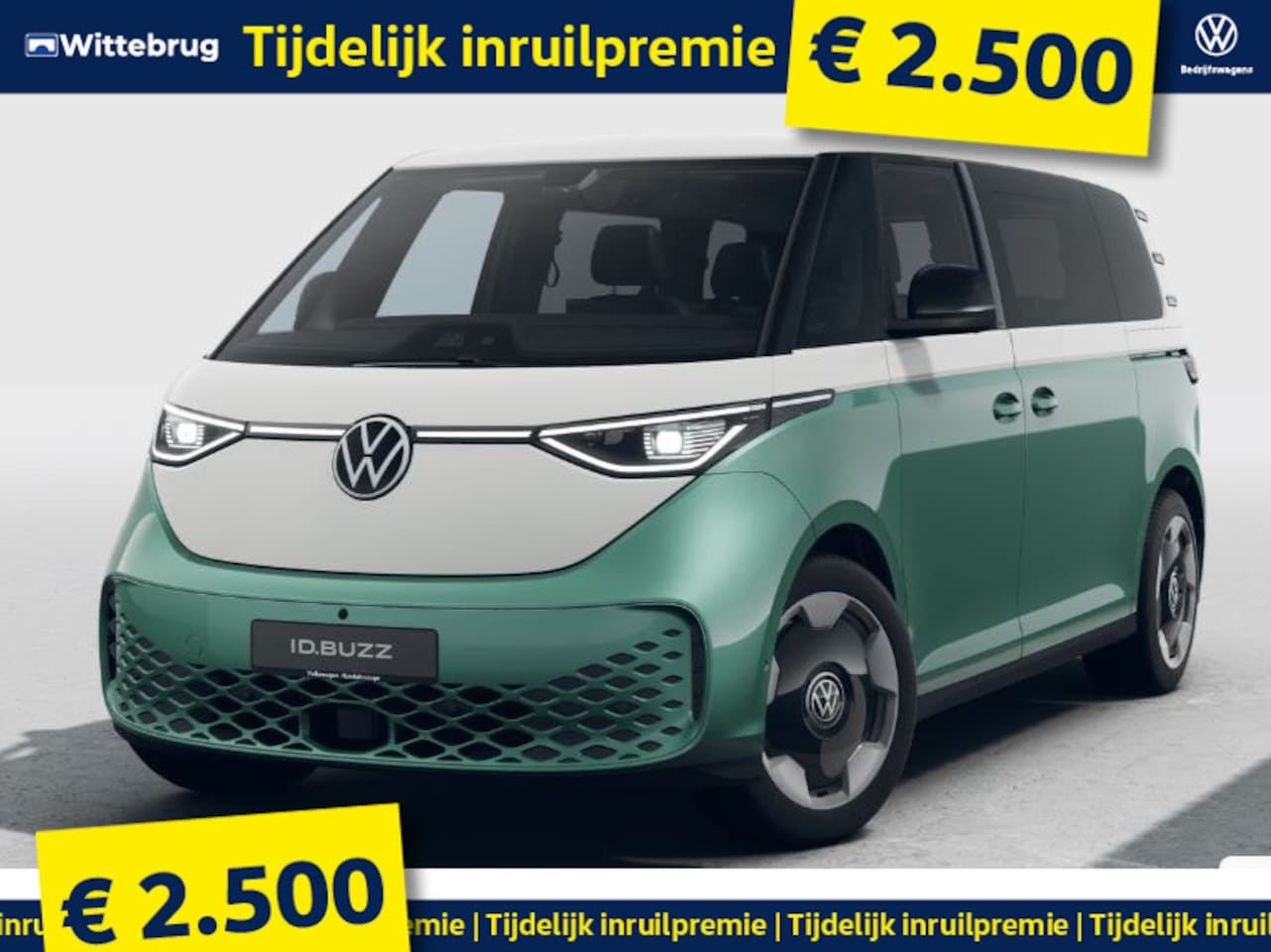 Volkswagen ID. Buzz - Pro Bulli Limited 86 kWh LWB 7p. - AutoWereld.nl