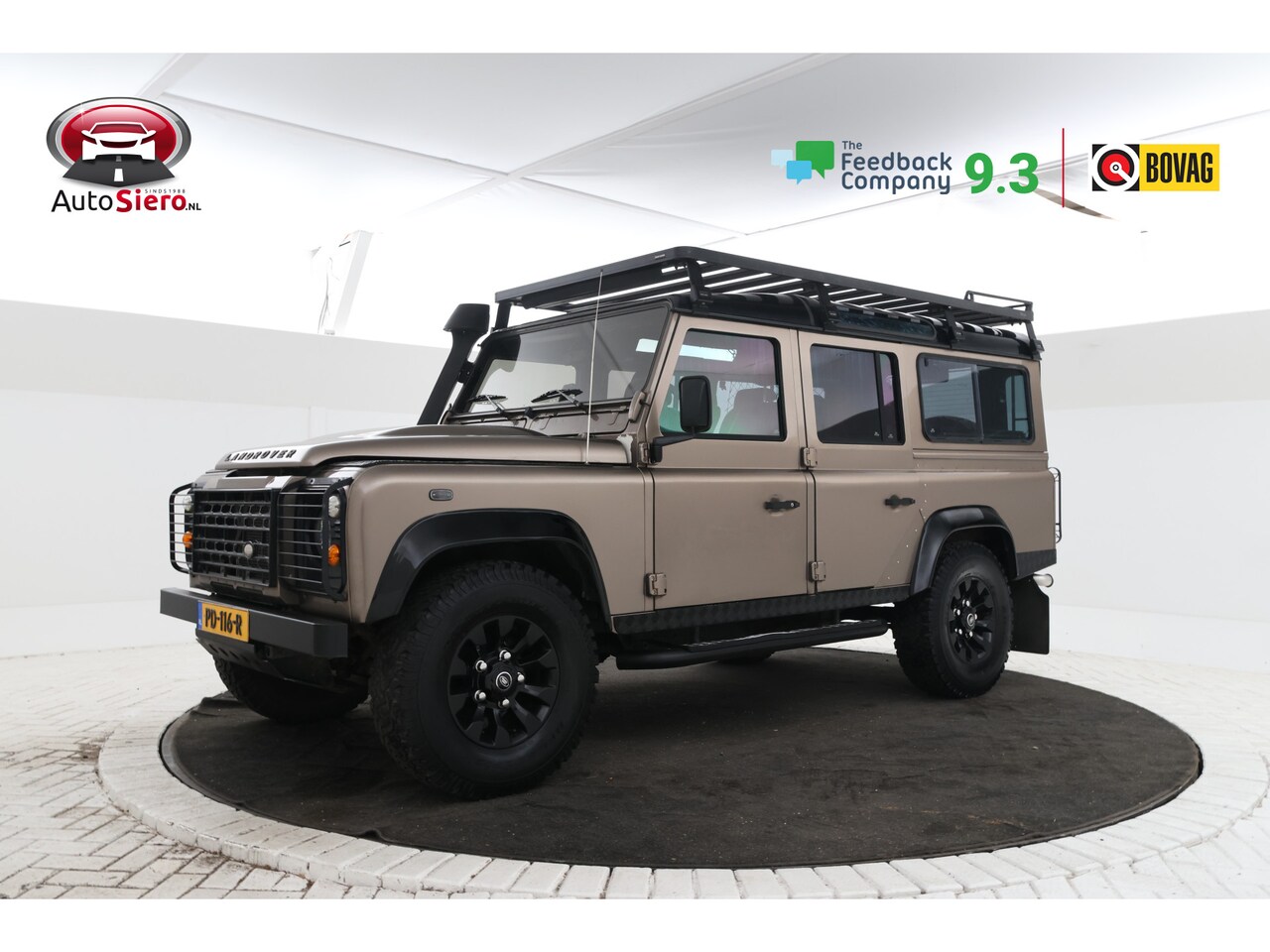 Land Rover Defender 110 - 2.5 TD5 DC E 9 Persoons! leer airco dakrek - AutoWereld.nl