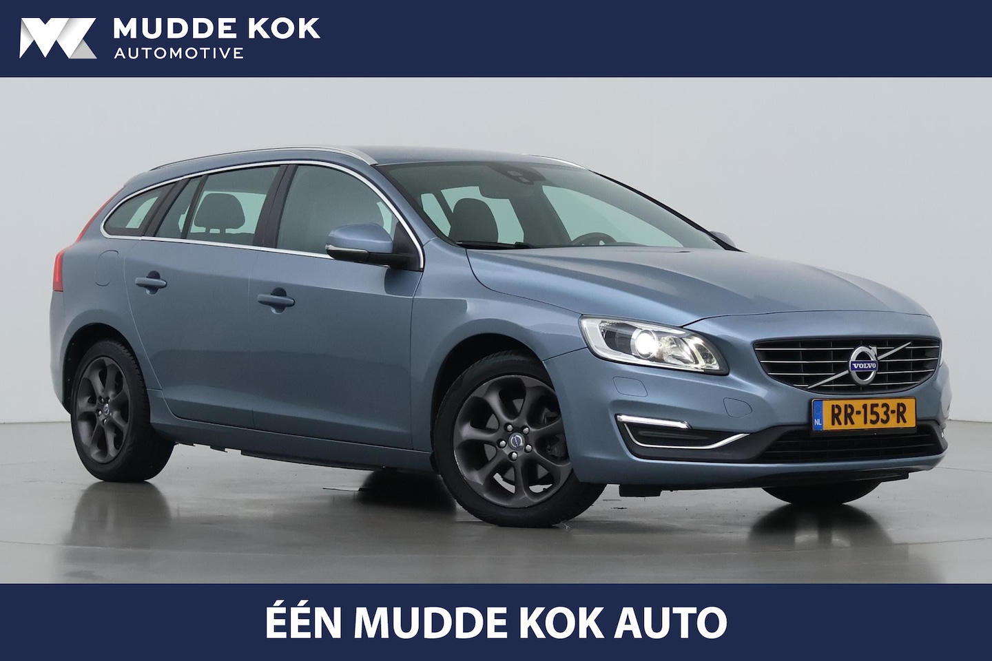 Volvo V60 - 2.0 D4 Summum | Bi-Xenon | Automaat | Stoel+Stuurverwarming | Memory | Leder | 17 Inch - AutoWereld.nl