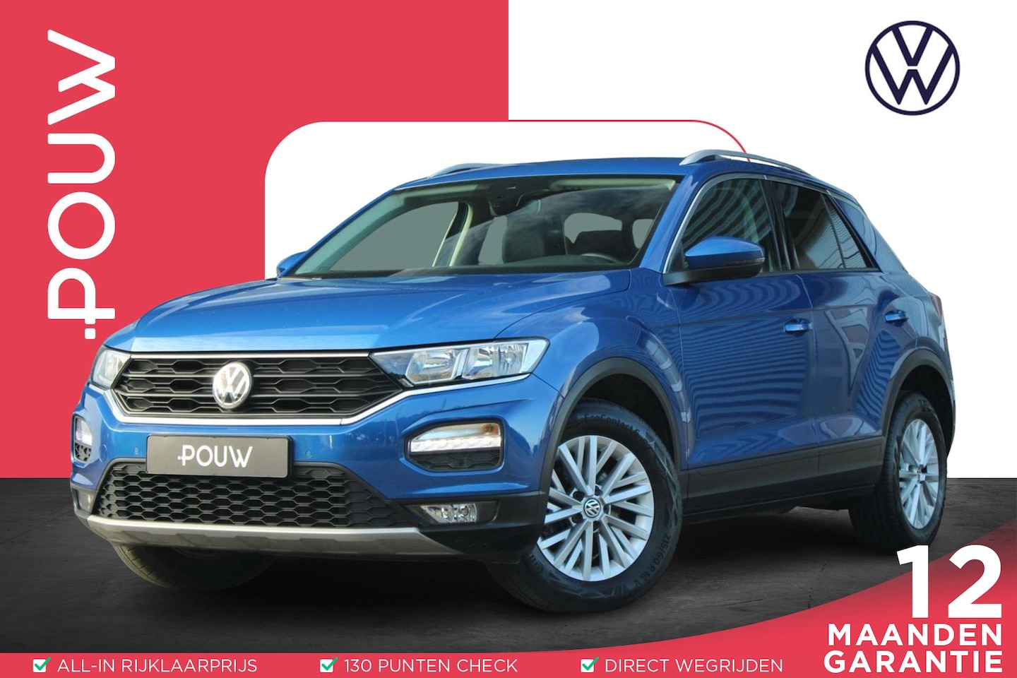 Volkswagen T-Roc - 1.0 TSI 115pk Style | Apple Carplay & Android Auto | Climatronic | Navigatie - AutoWereld.nl
