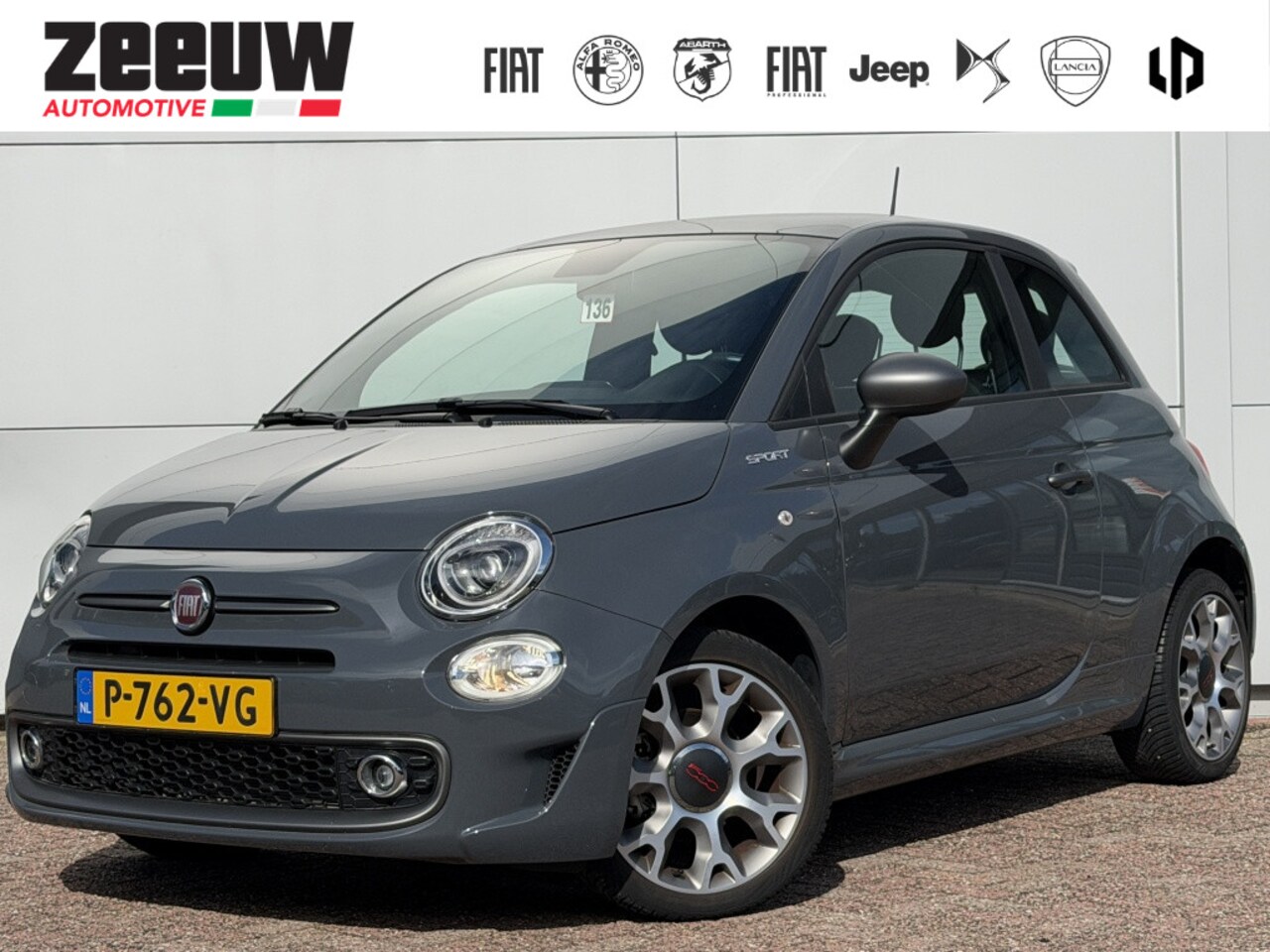 Fiat 500 - 1.0 Hybrid 70 PK Sport | Carplay | Clima | Cruise | 16" - AutoWereld.nl