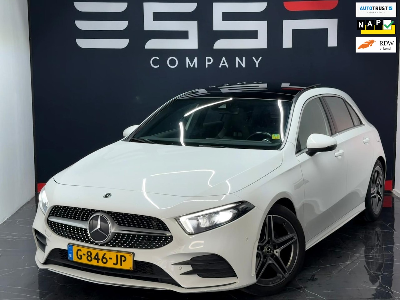 Mercedes-Benz A-klasse - 180 Business Solution AMG NAP Pano Sfeer Camera Dodehoek - AutoWereld.nl