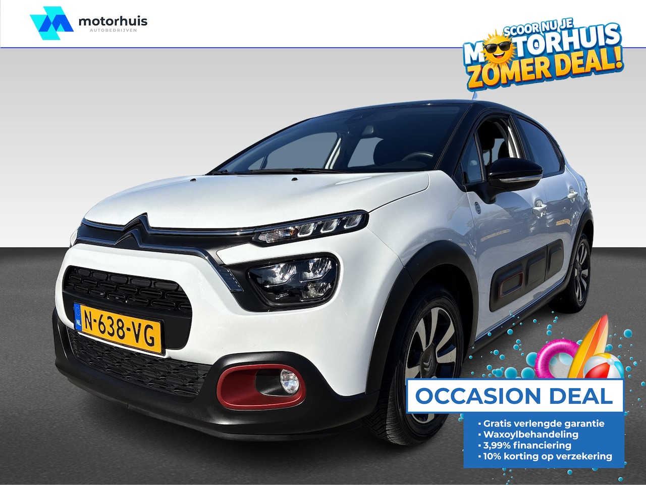 Citroën C3 - 1.2 PureTech 83pk S&S C-Series | Afwijkende dakkleur | Buitenspiegelkappen uitgevoerd in ' - AutoWereld.nl