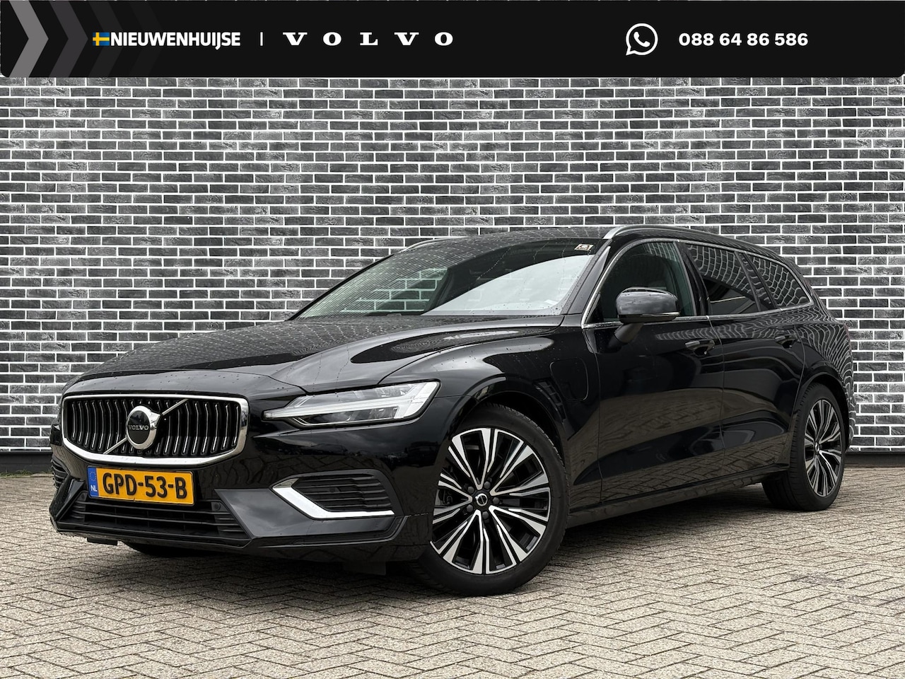 Volvo V60 - 2.0 T6 Plug-in Hybrid AWD Plus Bright | PHEV | Achteruitrijcamera | Panoramadak | Elektris - AutoWereld.nl