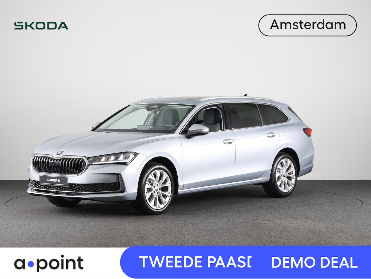 Skoda Superb Combi - 1.5 TSI MHEV First Edition 150 pk | Trekhaak wegklapbaar | Panoramadak | Verlengde garanti - AutoWereld.nl