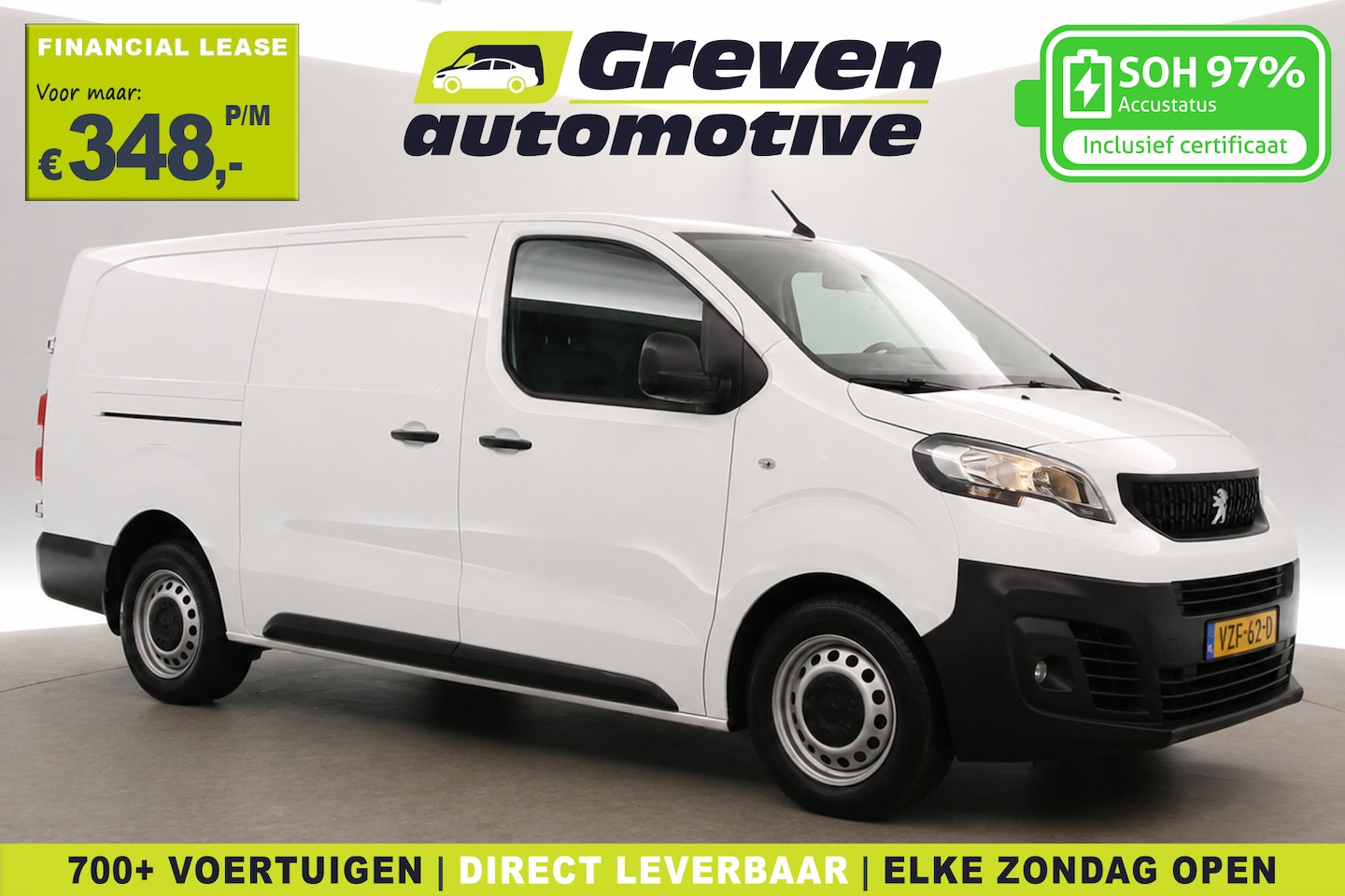 Peugeot e-Expert - 75 kWh L3H1 | SOH 97% | Airco | Cruise | Carplay | Parkeersens. - AutoWereld.nl