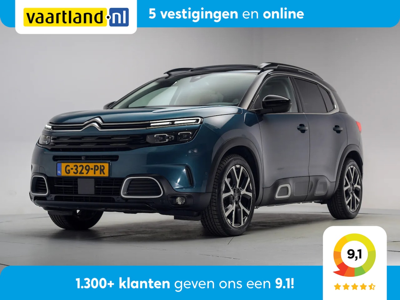 Citroën C5 Aircross - 1.6 PureTech Business Plus Aut [ Panoramadak Stoelverwarming 360°Camera ] - AutoWereld.nl