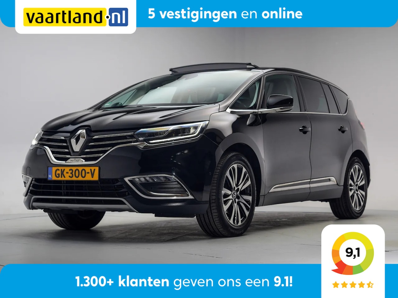 Renault Espace - 1.6 TCe Initiale Paris 7p Aut. [ Panoramadak Leer Camera Led ] - AutoWereld.nl