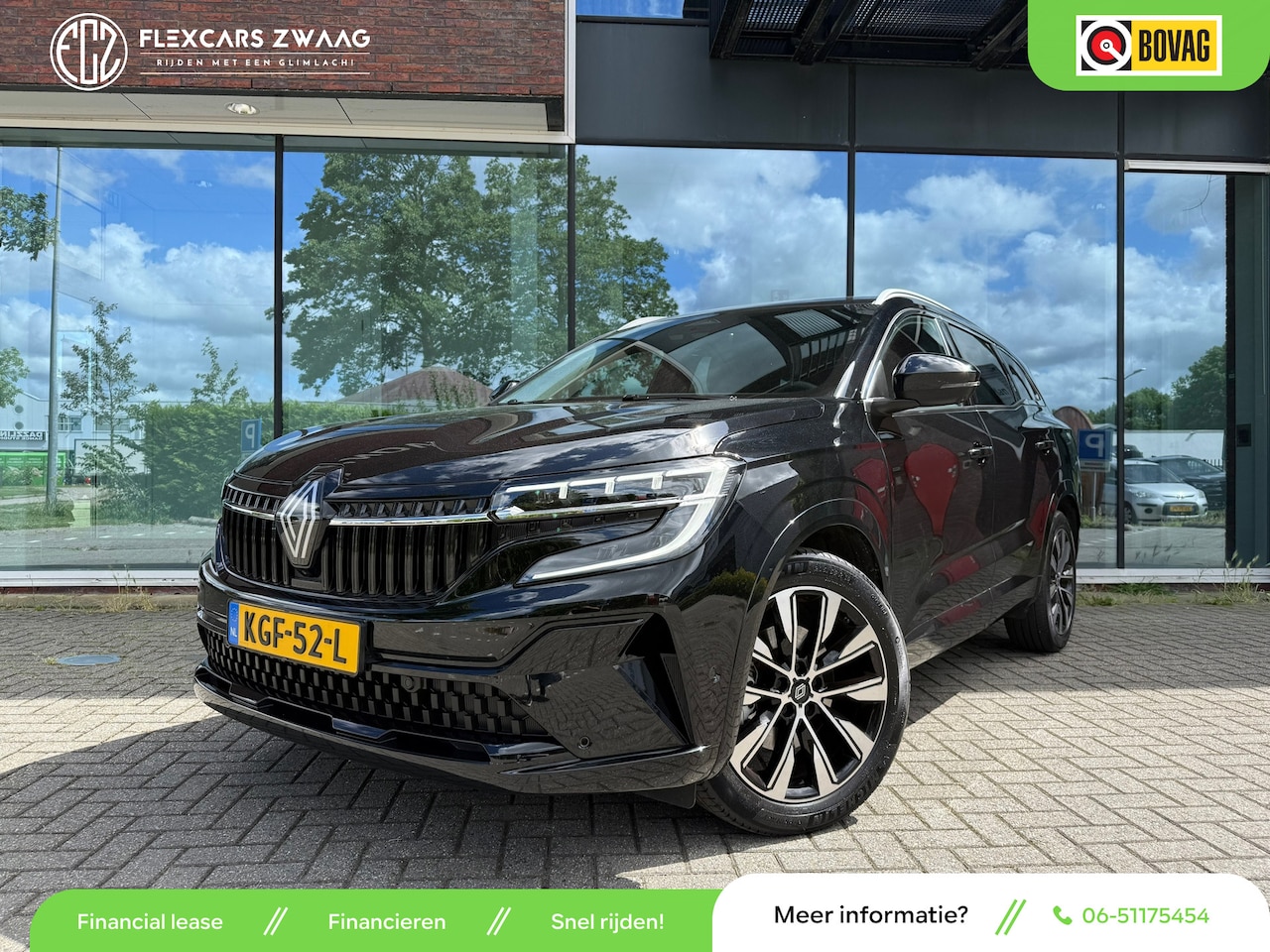 Renault Espace - E-Tech full hybrid 200 techno 7p. - Automaat - Panoramadak - Navi - Camera - AutoWereld.nl