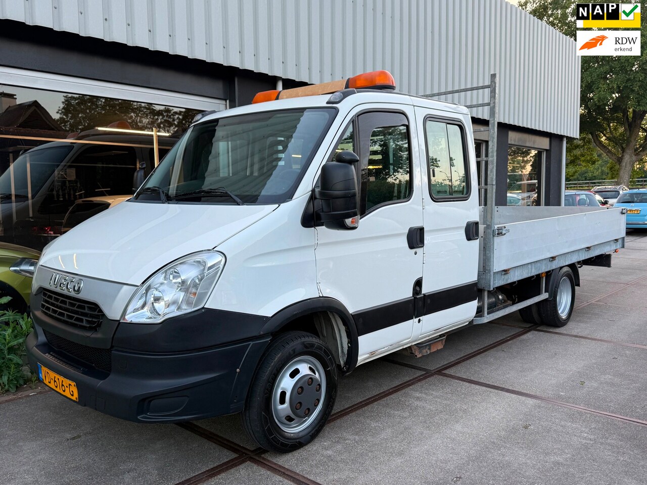 Iveco Daily - 35C14GD 410 CNG 2013 PICK-UP/DUBBELLUCHT/AIRCO! - AutoWereld.nl