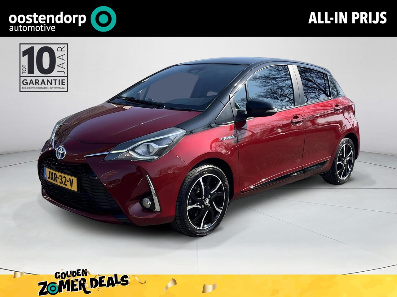 Toyota Yaris - 1.5 Hybrid Bi-Tone | Stoelverwarming | Keyless Entry | Licht metalen velgen | Climate cont - AutoWereld.nl