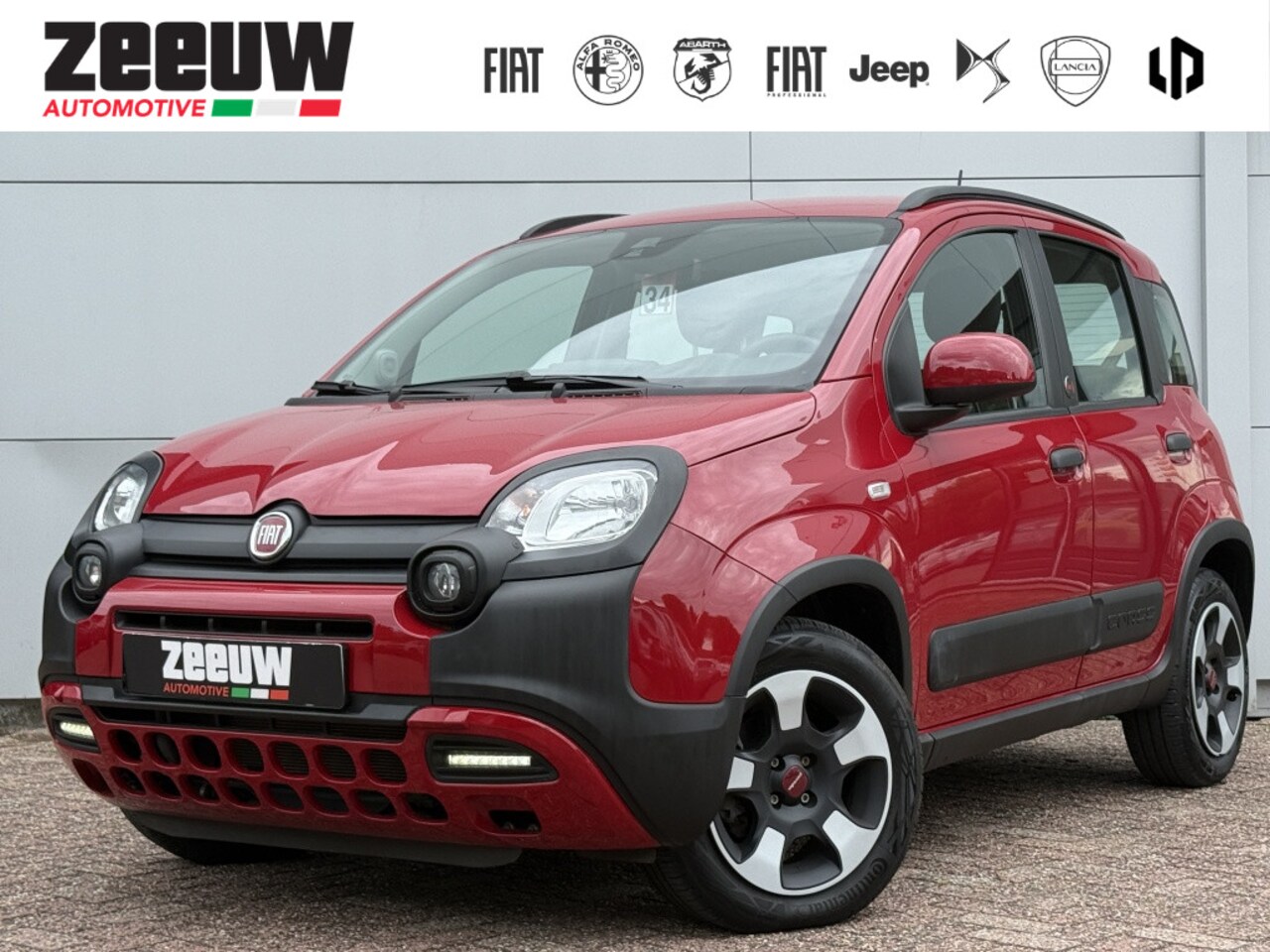 Fiat Panda - 1.0 Hybrid Pandina | Airco | Carplay | Cruise | 5zits | PDC - AutoWereld.nl