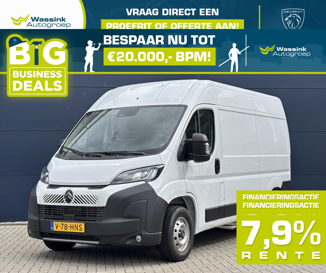 Citroën Jumper - GB 3.5t 2.2 BlueHDi 140pk L2H2 | Trekhaak | Camera | Apple CarPlay/ Android Auto | - AutoWereld.nl