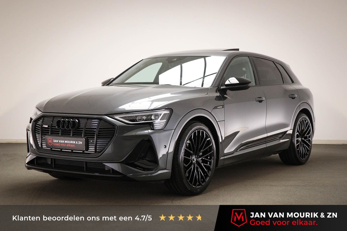 Audi e-tron - 55 quattro edition 95 kWh | PANORAMADAK | STUURVERWARMING | HEAD UP | DAB | DRAADLOZE LADE - AutoWereld.nl