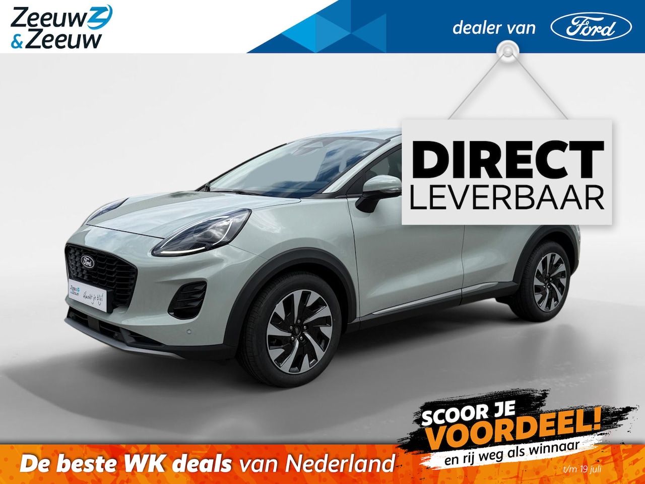 Ford Puma - 1.0 EcoBoost Hybrid Titanium | Uit Voorraad Leverbaar | €5.000,- Ready Set Ford Bonus | 0, - AutoWereld.nl