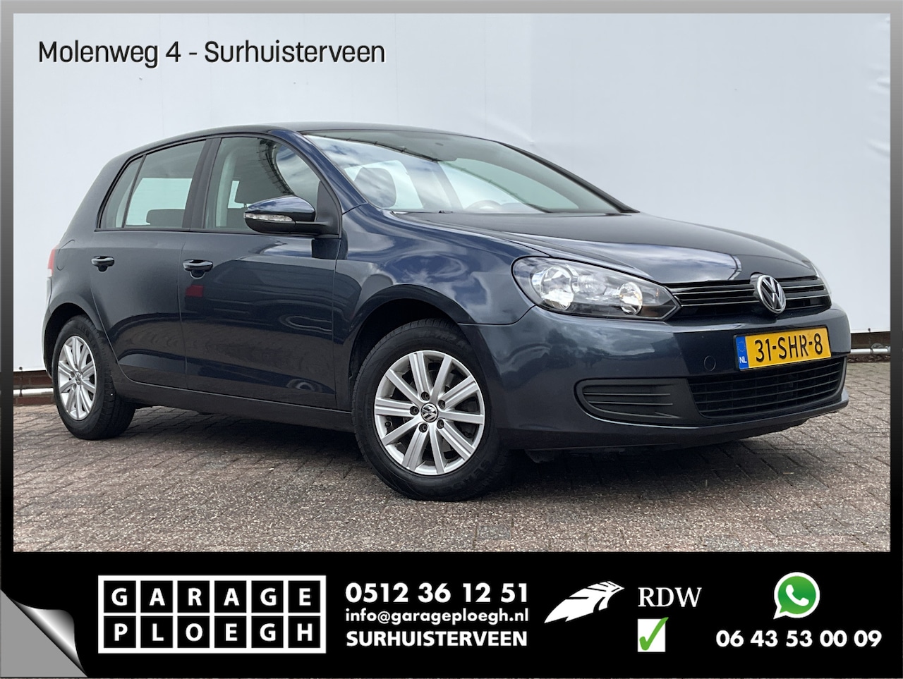 Volkswagen Golf - 1.2 TSI Comfortline BlueMotion 5-Deurs Trekhaak Cruise Airco Orig.NL Voll.Onderhouden! - AutoWereld.nl