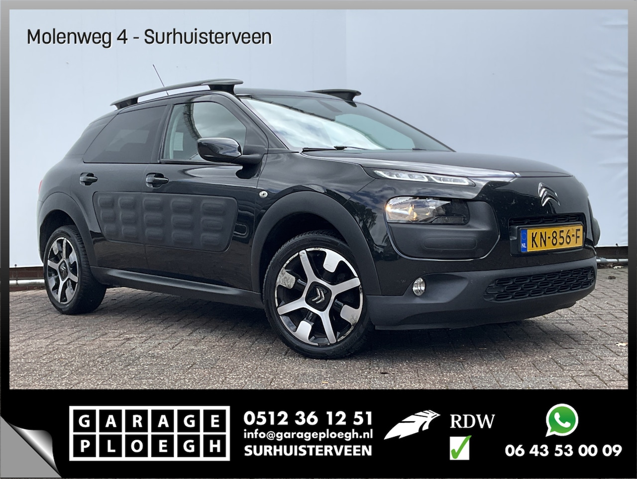 Citroën C4 Cactus - 1.6 BlueHDi Shine Automaat Trekhaak Navi Camera Orig.NL Voll.Onderhouden! - AutoWereld.nl