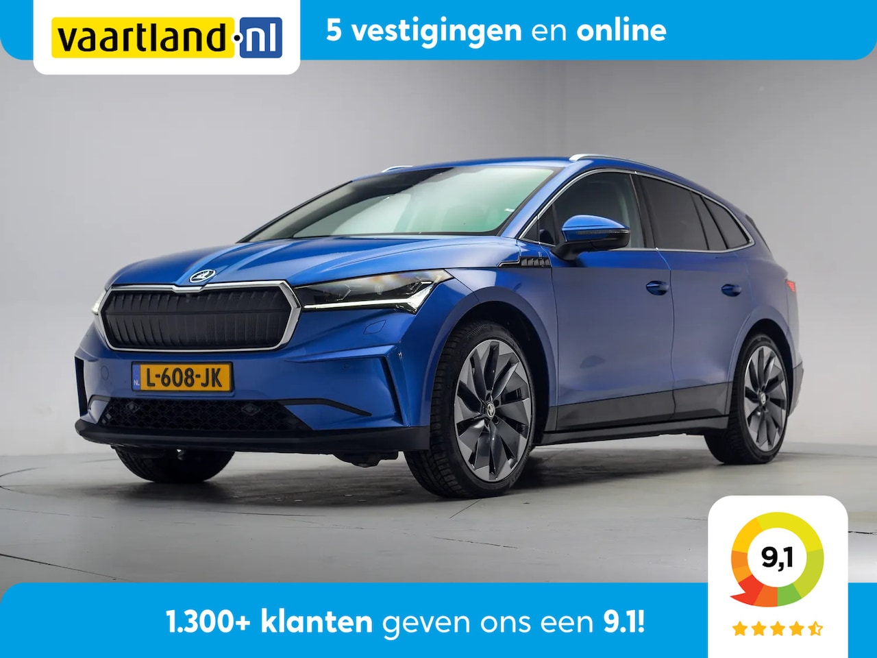 Skoda Enyaq iV - 80 First Edition 3-Fase [ Leder Trekhaak Memory seats ] - AutoWereld.nl