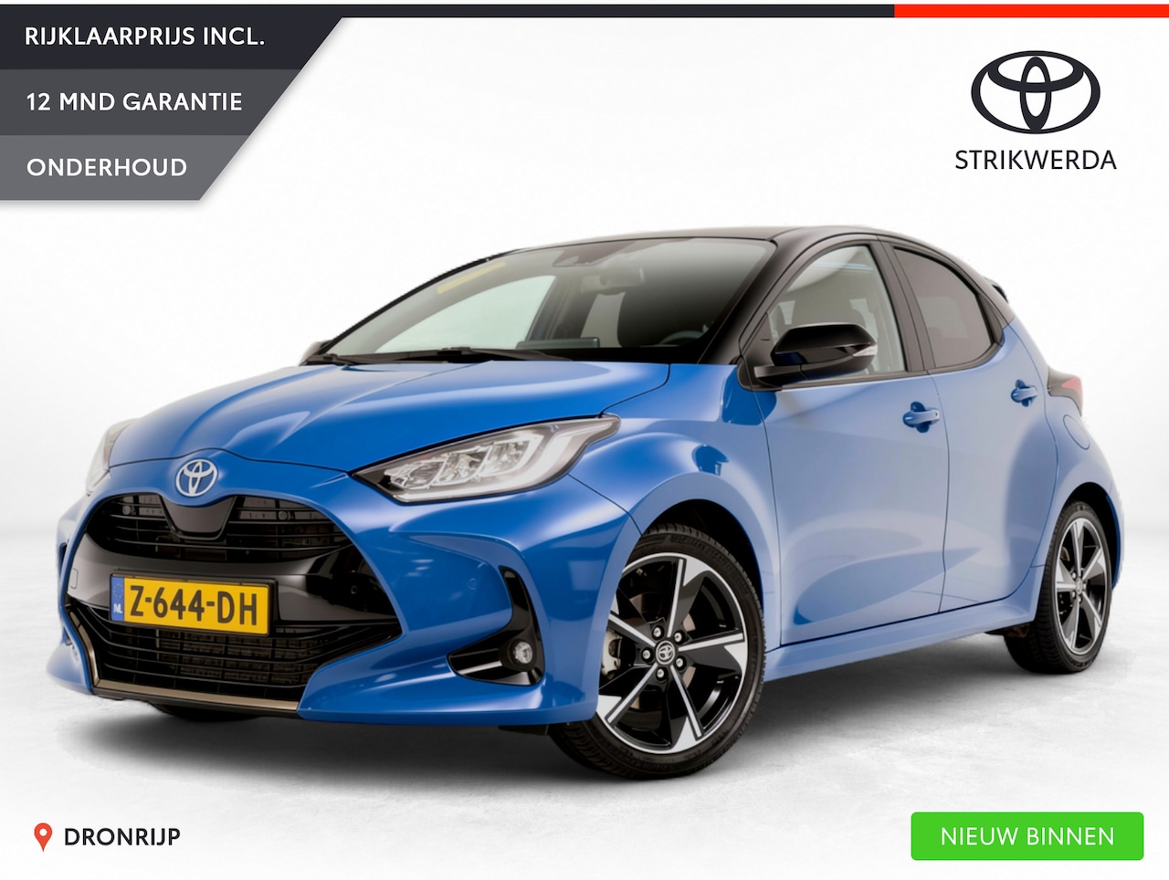 Toyota Yaris - 1.5 Hybrid 130 Launch Edition | JBL | Leer | HUD | PDC | Stoel- stuurverw. | ACC | BSM - AutoWereld.nl