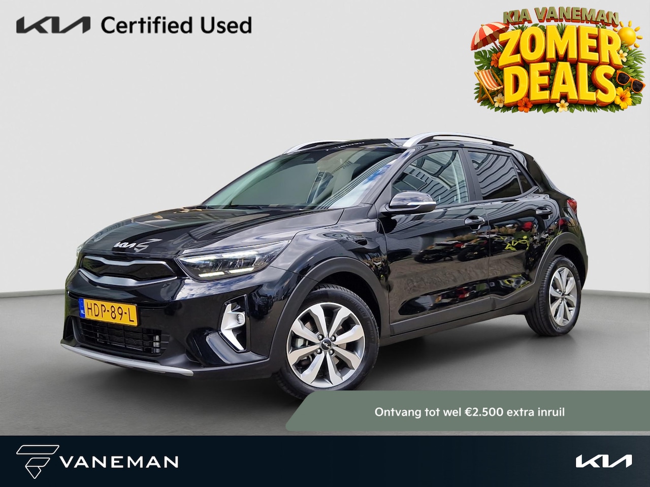 Kia Stonic - 1.0 T-GDi MHEV DynamicPlusLine | Key-Less | Stoelverwarming | Privacy Glass | Navigatie | - AutoWereld.nl