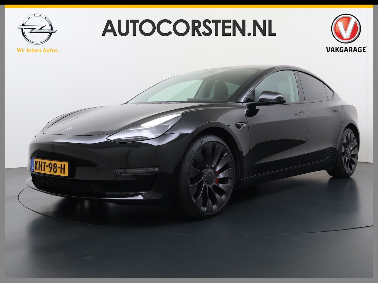 Tesla Model 3 - Performance AWD 513PK Facelift Warmtepomp Lmv 20" Panoramadak Adap.Cruise Elek.Verwarmde S - AutoWereld.nl