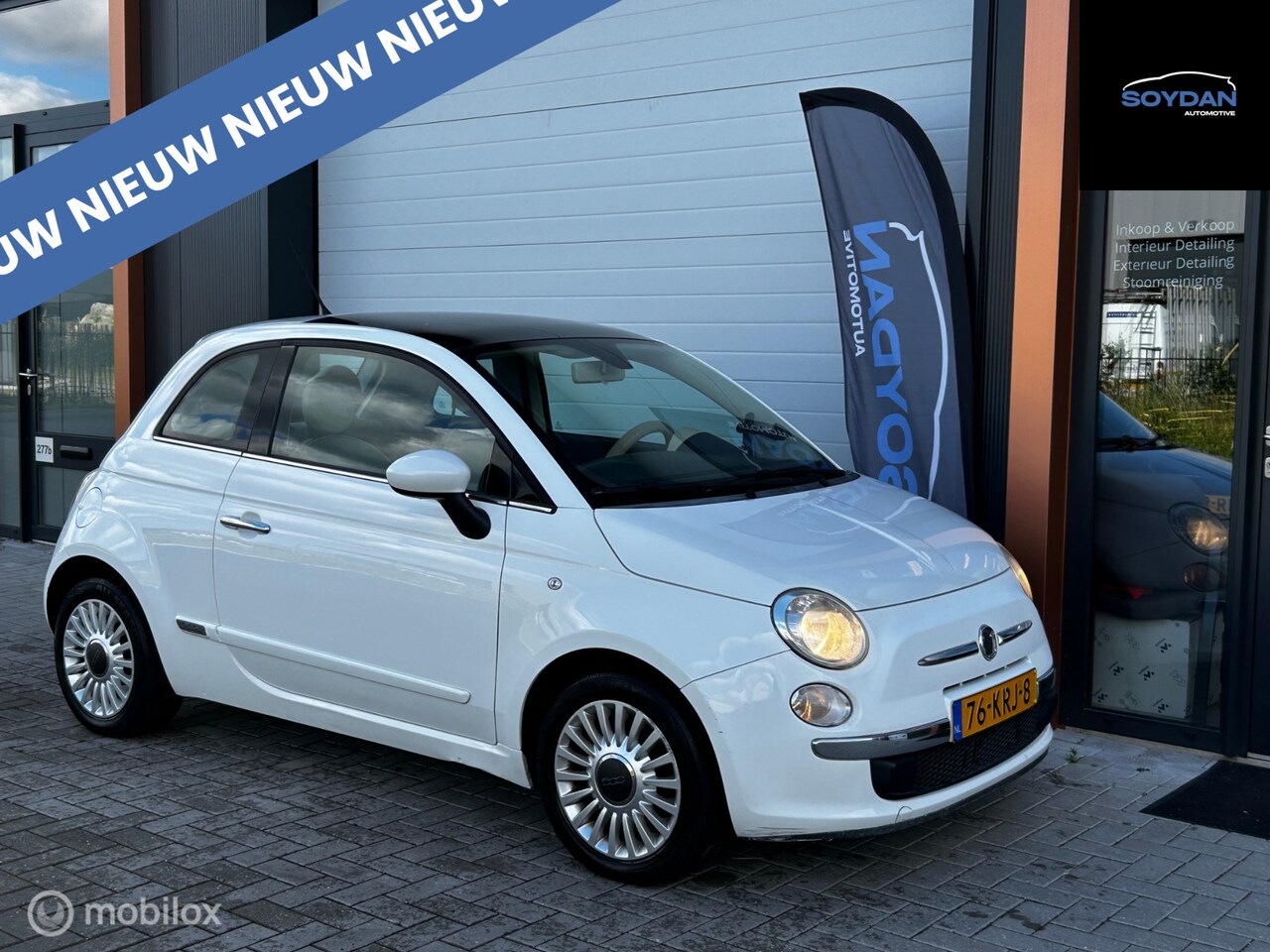 Fiat 500 - 1.2 Lounge | AIRCO | GLAZEN DAK | NW APK | - AutoWereld.nl