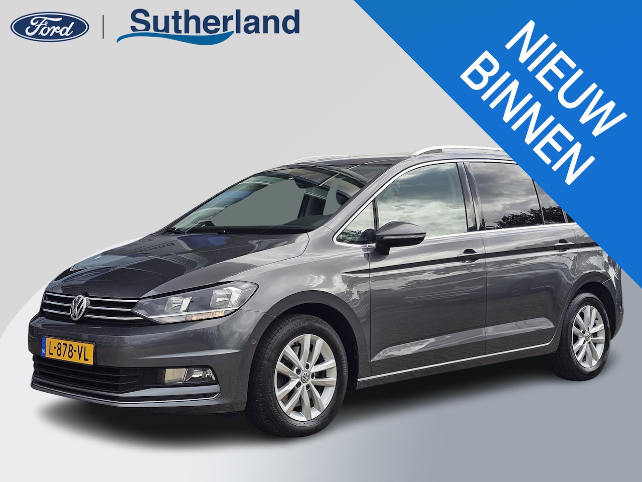 Volkswagen Touran - 1.4 TSI Highline Business R 7p 150 pk automaat | Alcantara leder | Elekt. bedienbare achte - AutoWereld.nl