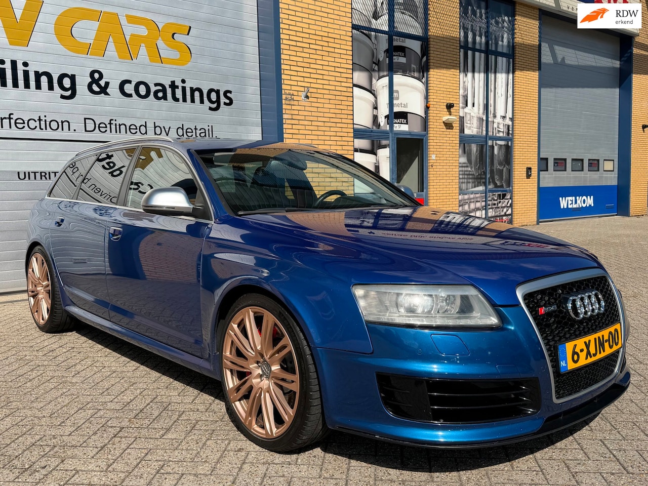 Audi A6 Avant - 5.0 TFSI RS6 5.0 TFSI RS 6, automaat, V10, pdc navigatie, climatrol, leder, lichtmetaal, youngtimer, in - AutoWereld.nl