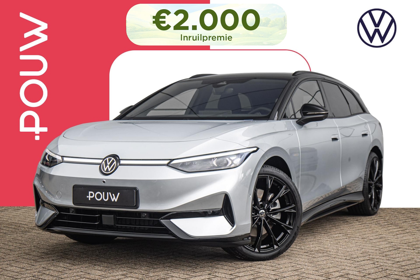 Volkswagen ID.7 Tourer - 286pk Pro Limited Edition 77 kWh | Black Edition Pakket | Trekhaak Wegklapbaar | 21'' Velg - AutoWereld.nl
