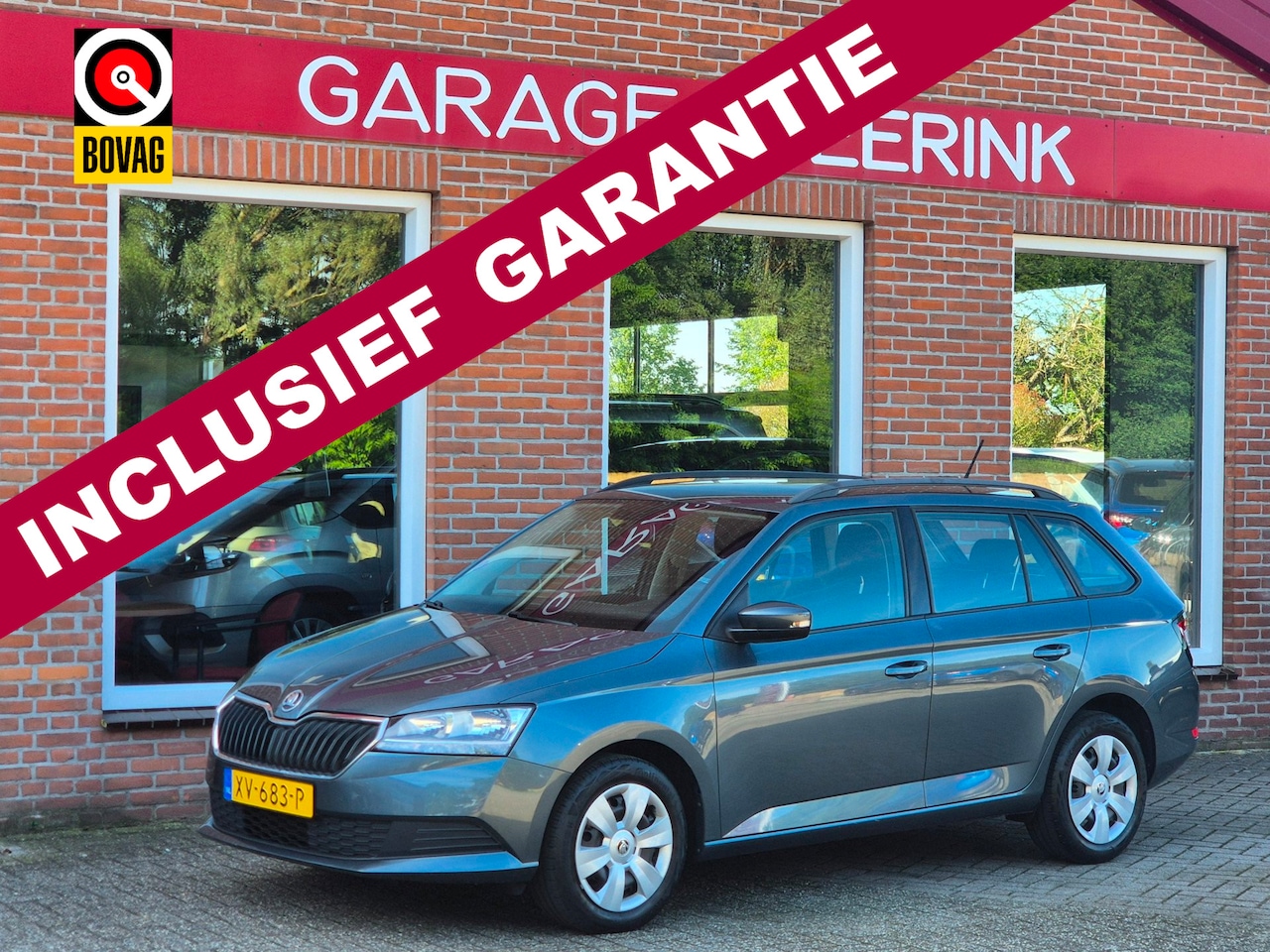 Skoda Fabia Combi - 1.0 Active 75PK 5drs airco, cruise, elektr.ramen, radio/usb/bluetooth, trekhaak - AutoWereld.nl