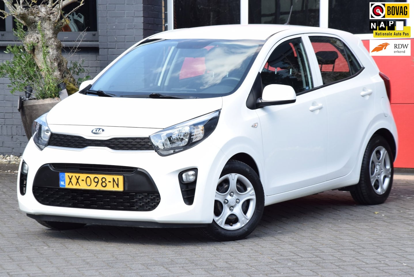 Kia Picanto - 1.0 CVVT EconomyPlusLine 2019 Airco 15x op voorraad - AutoWereld.nl