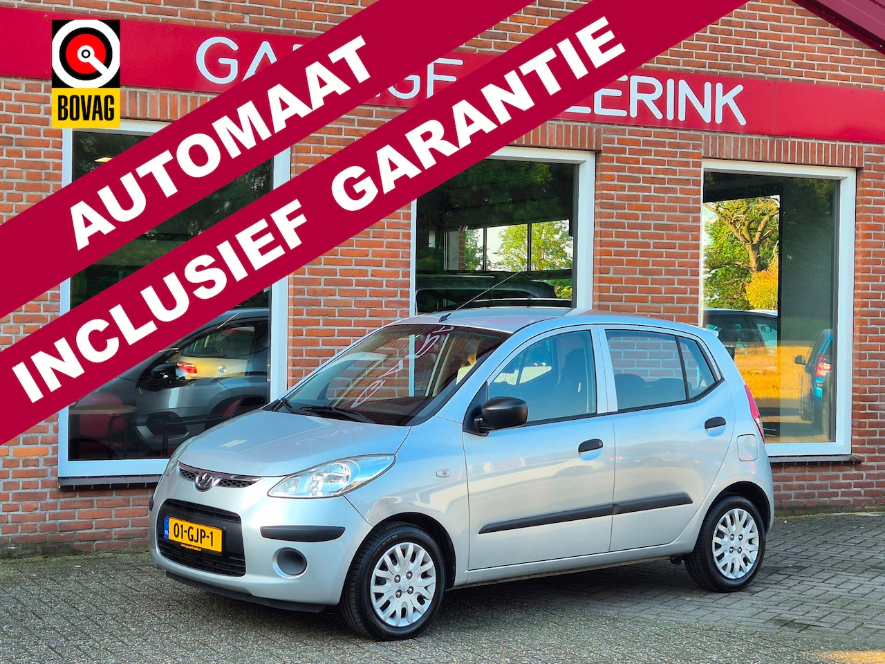Hyundai i10 - 1.1 Active Cool 67PK 5drs AUTOMAAT airco, elektr.ramen, stuurbekr, radio/cd - AutoWereld.nl