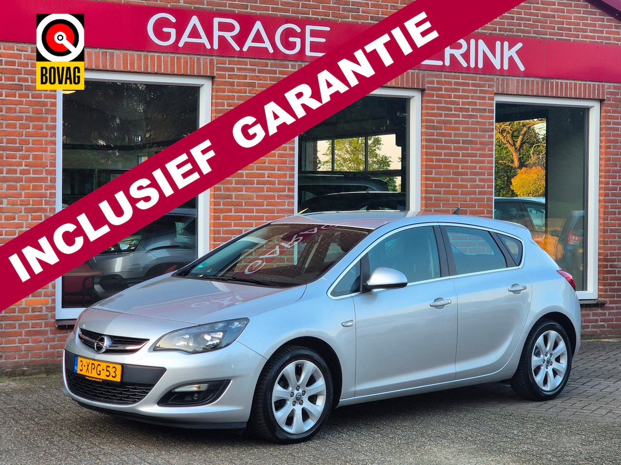 Opel Astra - 1.4 Turbo Blitz 120PK 5drs airco, cruise, navi, pdc, lmv, trekhaak, usb - AutoWereld.nl