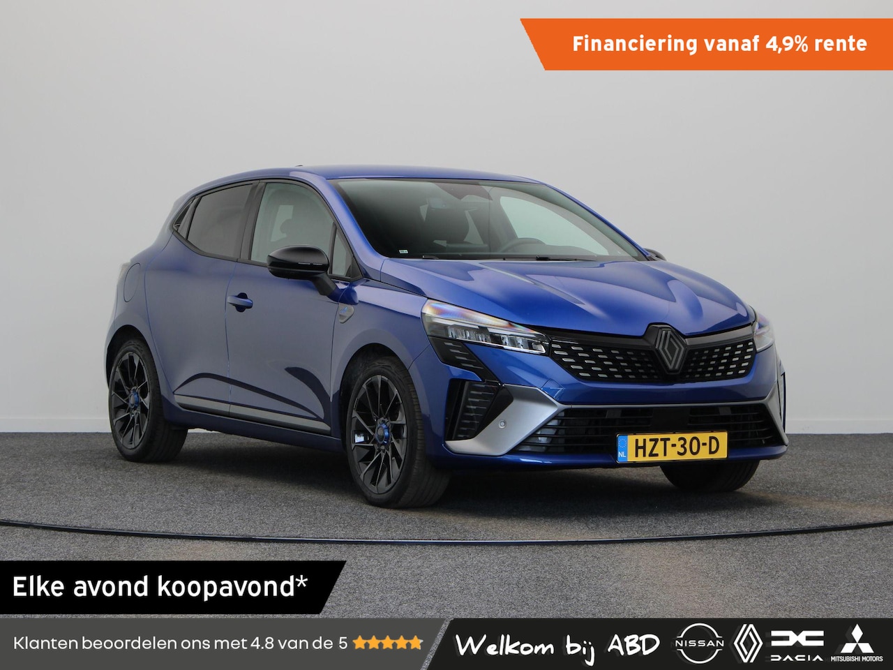 Renault Clio - E-Tech Full Hybrid 145pk esprit Alpine | Stoel- en stuurwielverwarming | Lichtmetalen velg - AutoWereld.nl