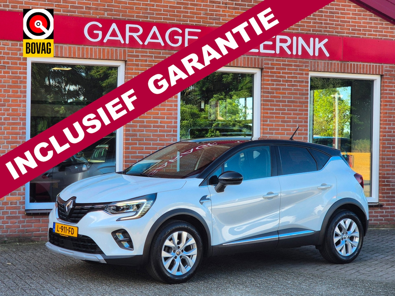 Renault Captur - 1.0 TCe 90 Intens 91PK 5drs clima, cruise, navi, camera, keyless, trekhaak, carplay - AutoWereld.nl
