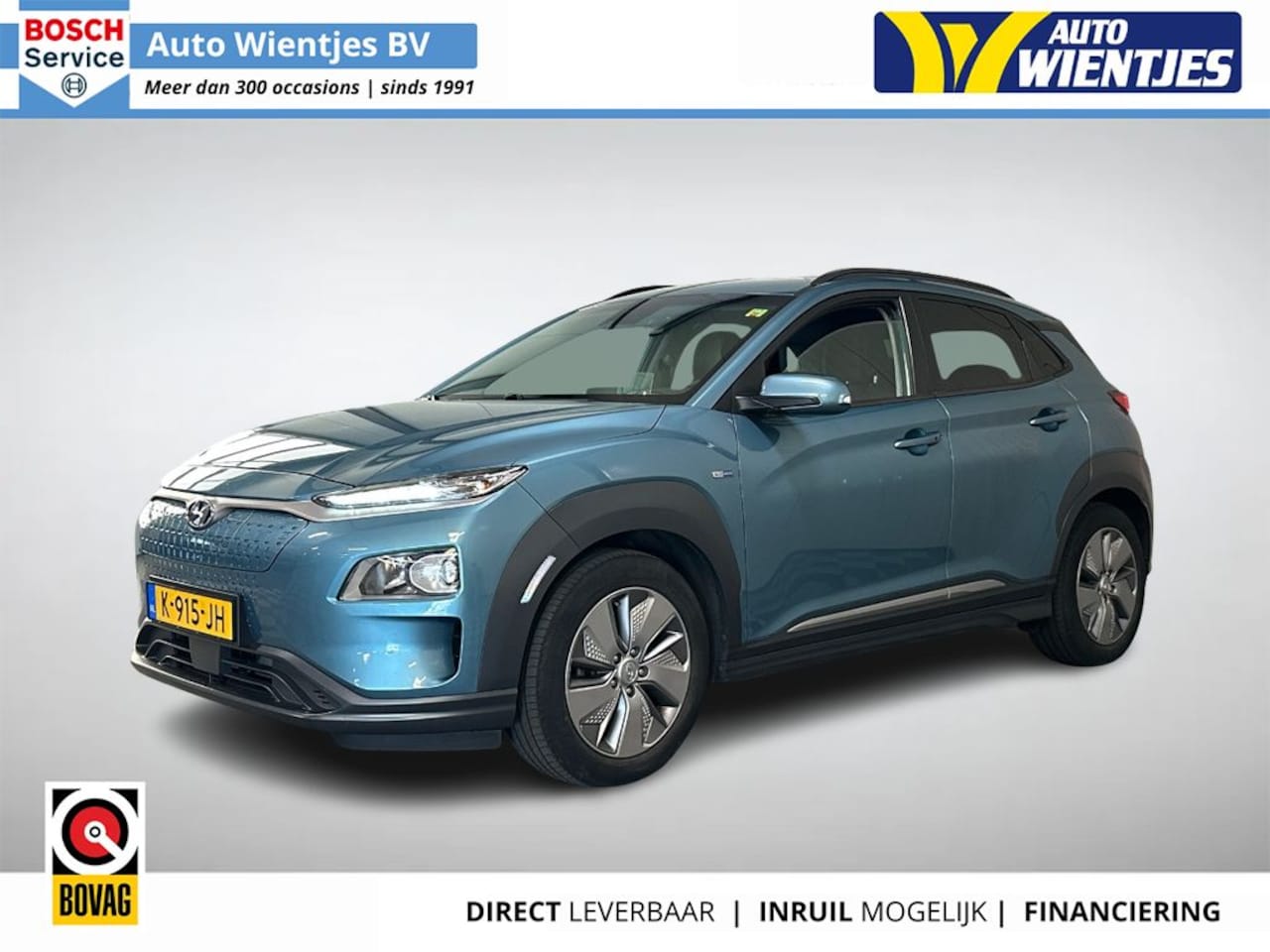 Hyundai Kona Electric - EV Fashion 64kWh 3-Fase | SOH 100% | Navi | Camera | Trekhaak - AutoWereld.nl
