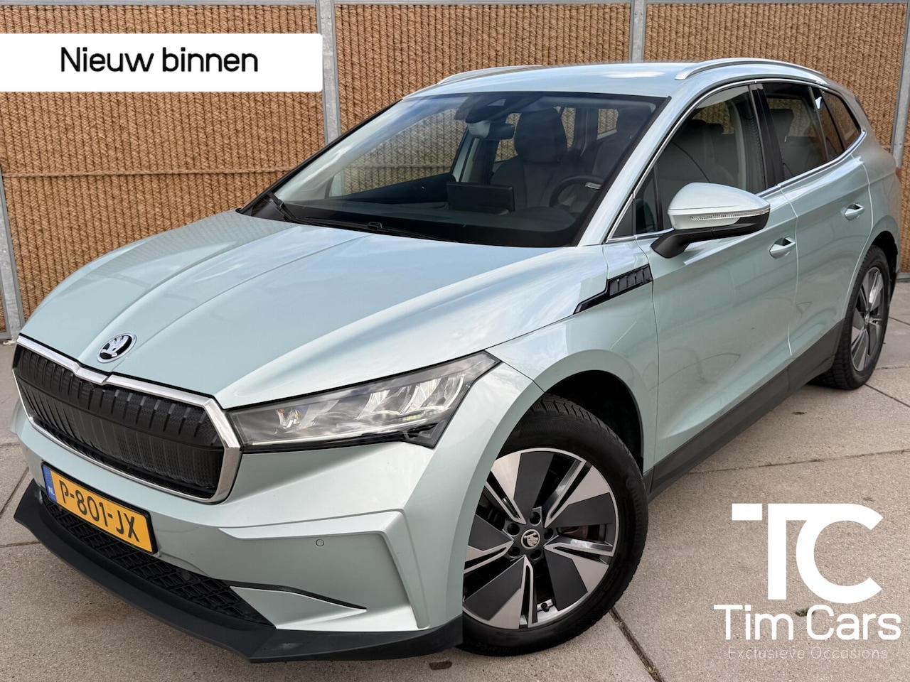 Skoda Enyaq iV - 80 Leer/alcantara | Warmtepomp | LED koplampen | Sfeerverlichting | Parkeersensoren voor e - AutoWereld.nl