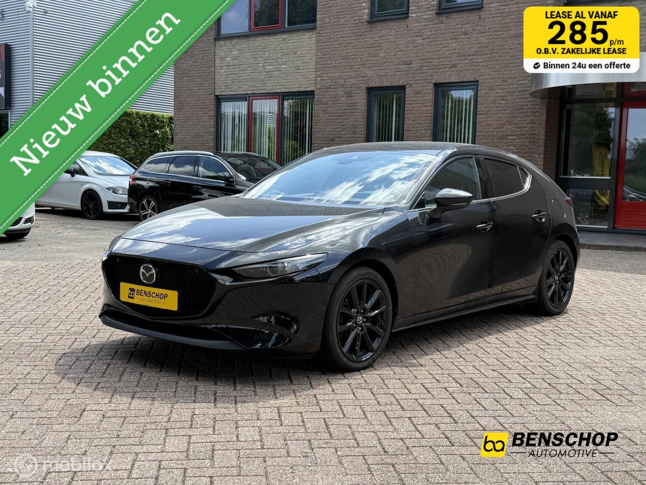 Mazda 3 - 2.0 e-SkyActiv-X M Hybrid 180 Luxury Leer Bose Navi Carplay 360 Camera 18 inch LED ACC - AutoWereld.nl