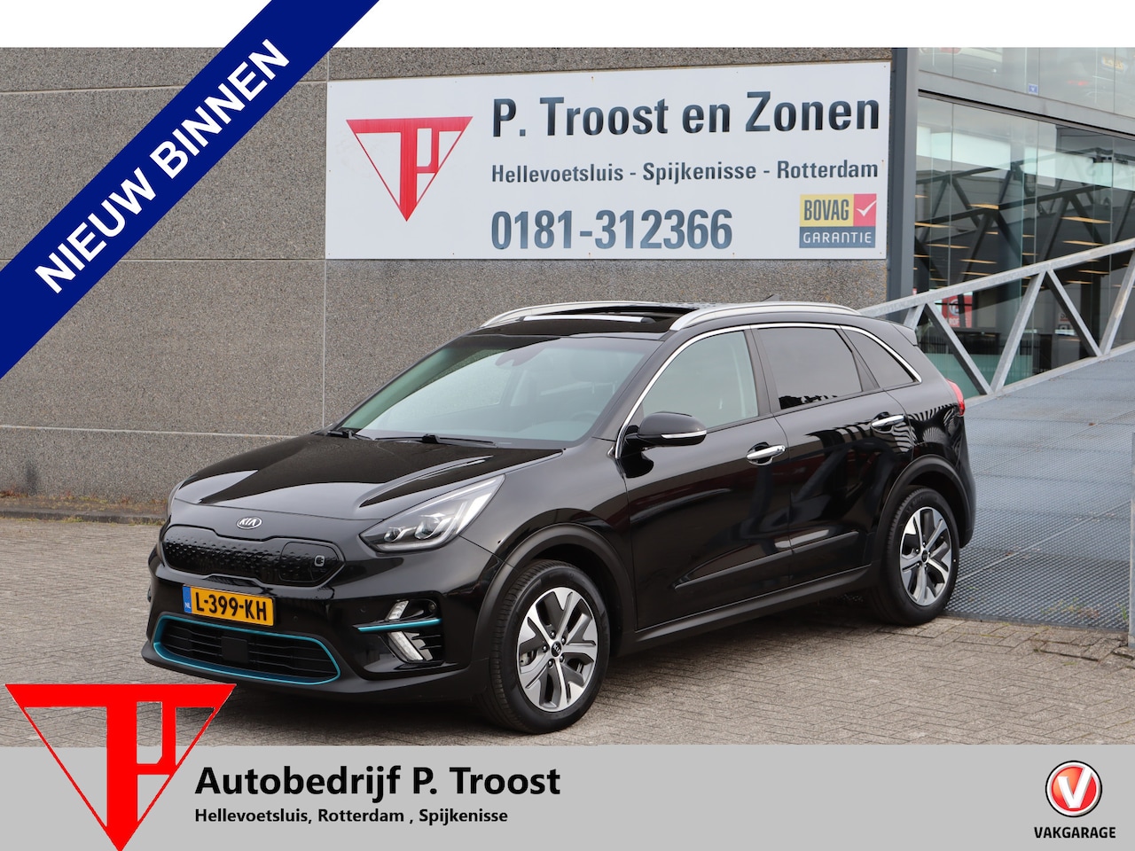 Kia e-Niro - DynamicPlusLine 39 kWh 100% SOH! Panoramadak/Stoelverwarming/stuurverwarming/Lane assist/A - AutoWereld.nl