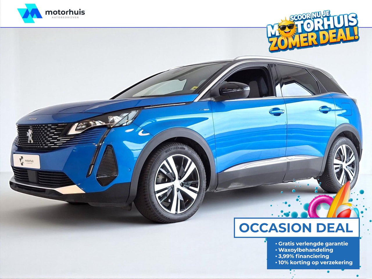 Peugeot 3008 - HYbrid 225pk GT-Line AUTOMAAT LED NAVI CAMERA - AutoWereld.nl
