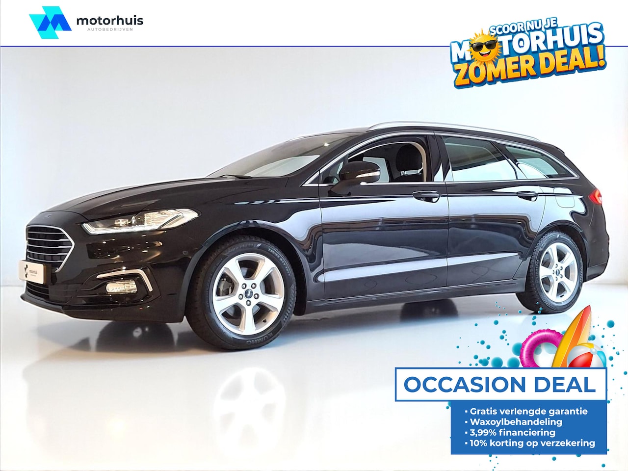 Ford Mondeo Wagon - 2.0 HEV 187pk Titanium AUTOMAAT NAVI LED CAMERA WINTERPACK - AutoWereld.nl