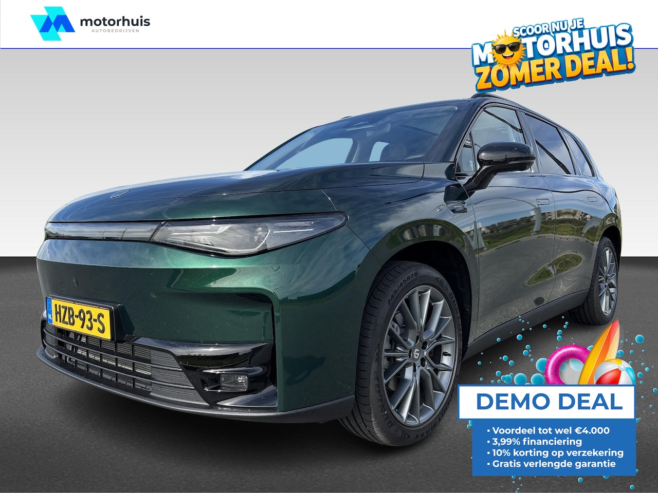 Leapmotor C10 - REEV Design | 215pk | Automaat | Trekhaak | Panoramadak | Glanzed Green | Midnight Aurora - AutoWereld.nl