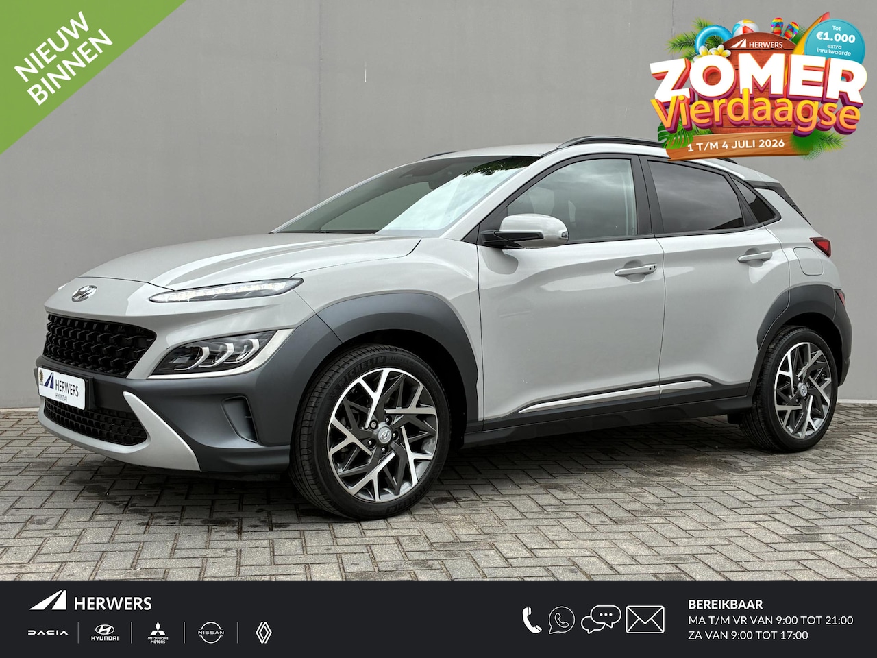 Hyundai Kona - 1.6 GDI HEV Fashion / 1.300 KG trekgewicht / Head up Display / Achteruitrijcamera / Cruis - AutoWereld.nl