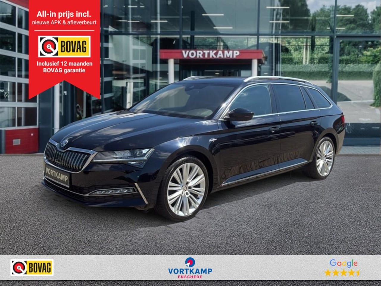 Skoda Superb - 1.4 TSI iV LenK TREKHAAK/LEDER/360CAM/PANO-DAK/ACC/ELEK-KLEP/CANTON/STOELVERW - AutoWereld.nl