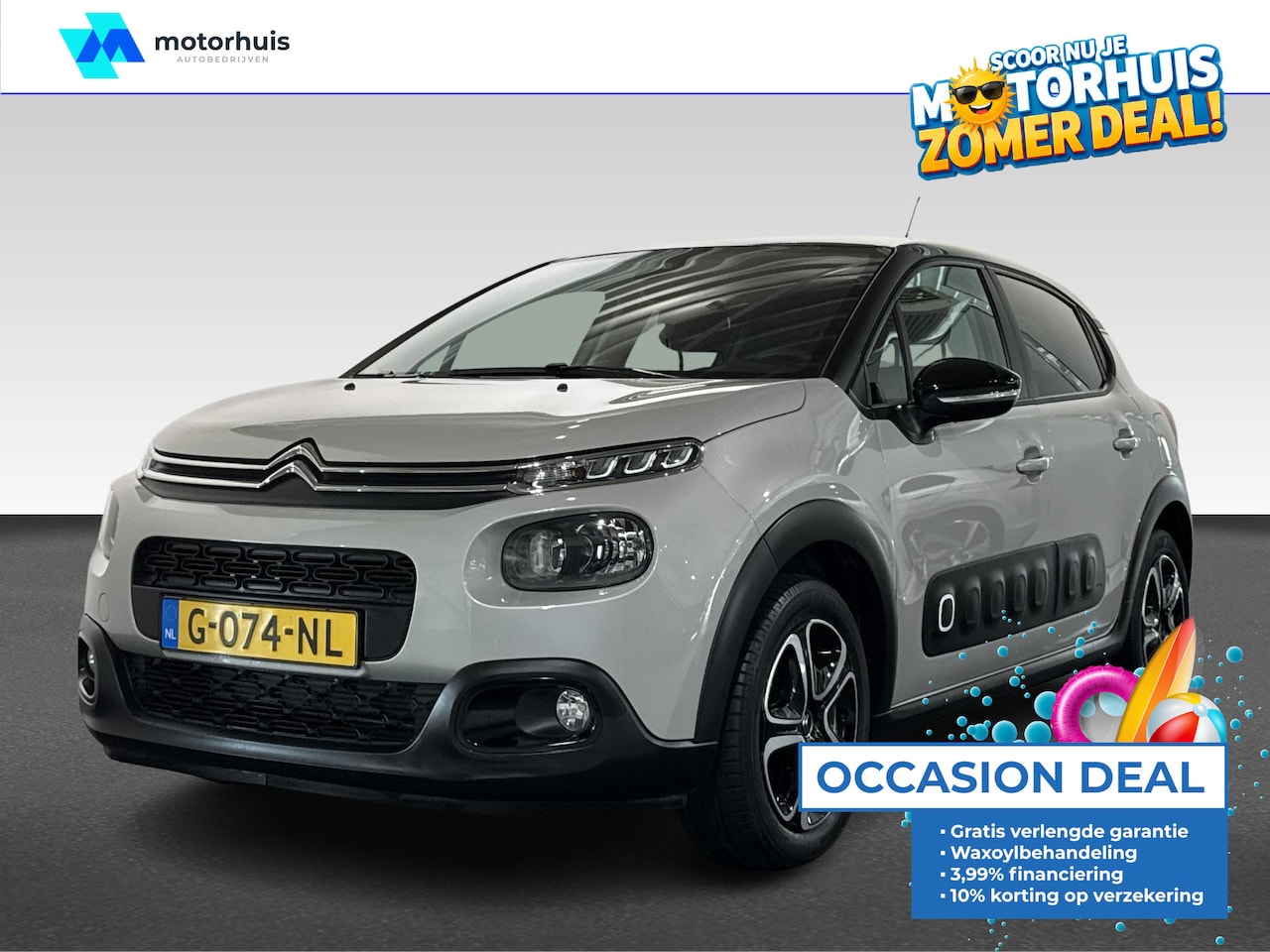 Citroën C3 - | FEEL EDITION | NAVI | CLIMA | DAB+ | | 16'' Wieldoppen 'Steel & Style' | Bandenspanningc - AutoWereld.nl