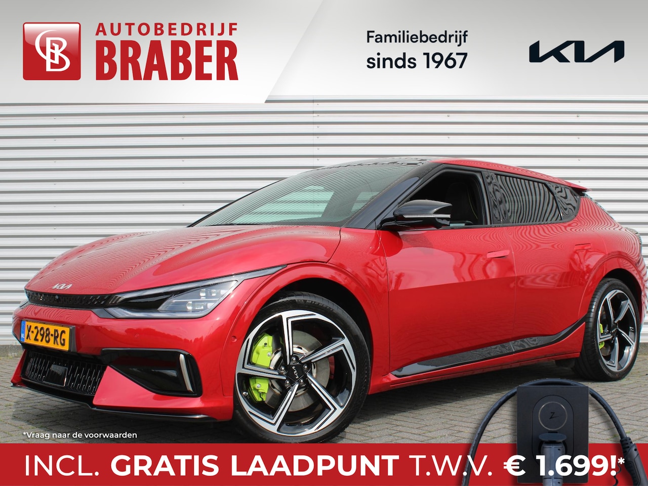 Kia EV6 - GT AWD 77.4 kWh | Performance | BTW Auto | Orig. Ned. | 585 PK | Meridian Audio | 17% bijt - AutoWereld.nl