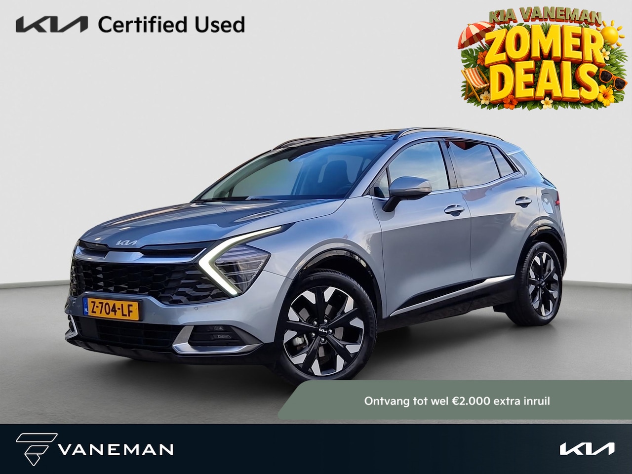 Kia Sportage - 1.6 T-GDi Plug-in Hybrid AWD DynamicPlusLine | Mooie LMV | Adapt. Cruise | Elektr. Voorsto - AutoWereld.nl