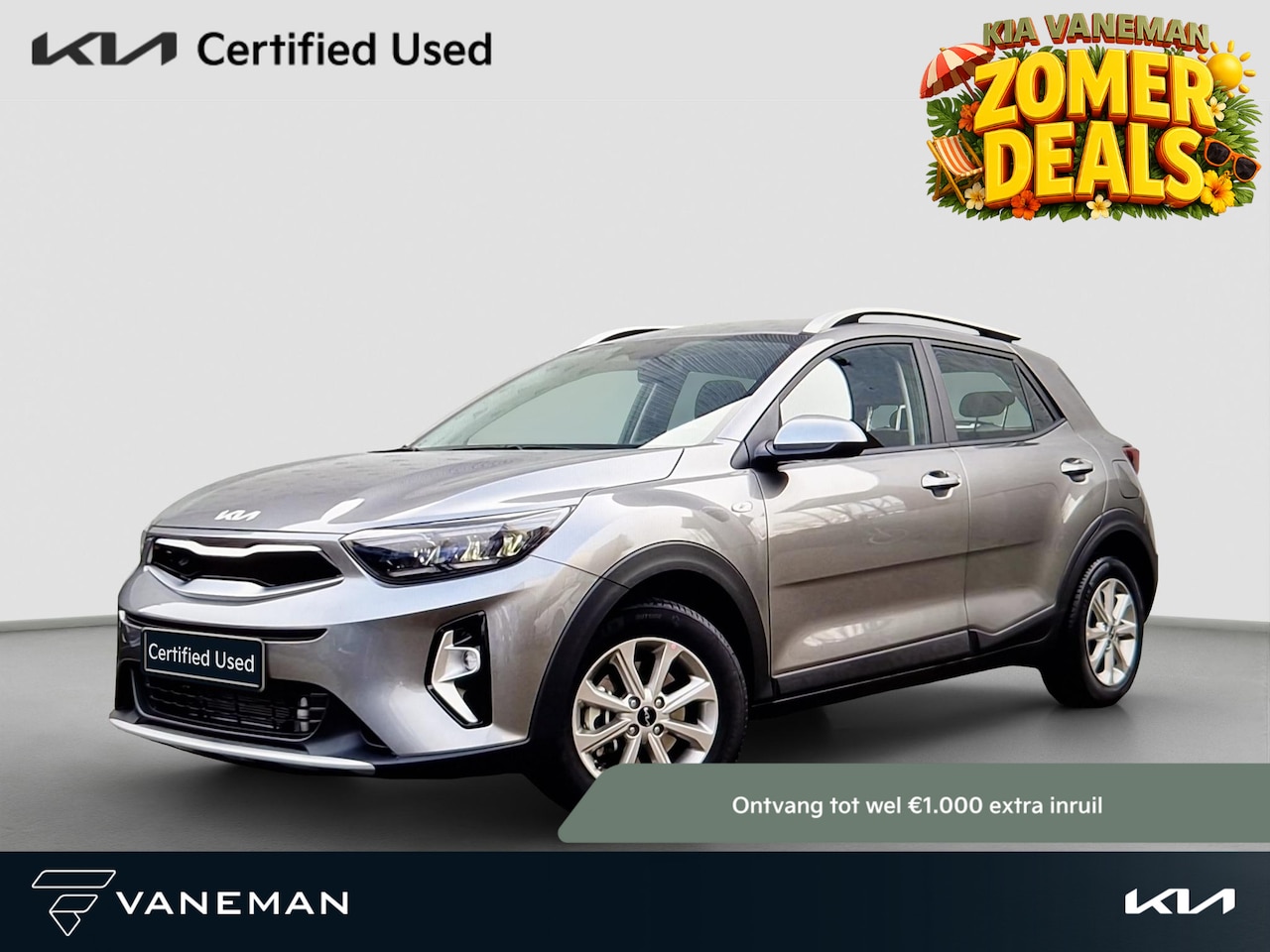 Kia Stonic - 1.0 T-GDi MHEV DynamicLine | Clima | Parkeersensoren | Camera | - AutoWereld.nl