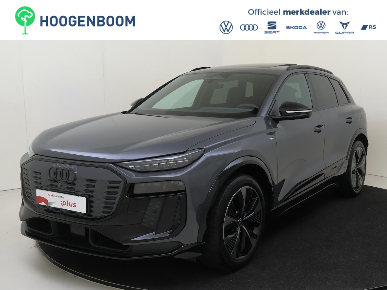 Audi Q6 e-tron - S edition quattro 100 kWh | Panoramadak | Sportstoelen leder Plus | Luchtvering |  Warmtep - AutoWereld.nl